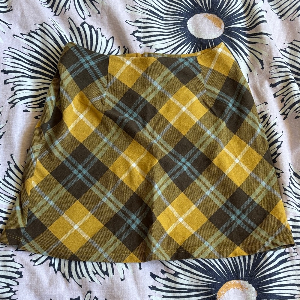 altar’d state plaid skirt